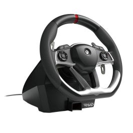 Hori HOR4961818034686 Volante de carreras Force Feedback compatible con Xbox Series X|S, pedales tamaño completo y sujeción resistente