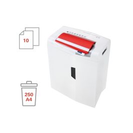 Destructora De Documentos Hsm Shredstar X10 Capacidad De Corte 10H En Particulas Destruye Grapas Clips Cd Y Tarjetas