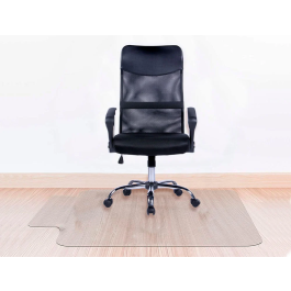 Q-connect Alfombrilla Protectora de Suelo PVC para Sillas de Oficina, Transparente, 1150x1340 mm, Grosor 2 mm