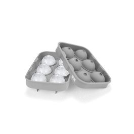 Quttin Cubitera Flexible de Silicona Roja con 6 Cubitos (24 Unidades)