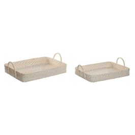 Bandeja Balines DKD Home Decor Blanco Natural 35 x 13 x 45 cm Set de 2 Precio: 36.49999969. SKU: B19Z25TB8H
