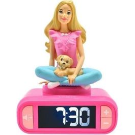 Reloj despertador digital con luz nocturna brillante, Barbie 3D y efectos de sonido. Precio: 45.8900002. SKU: B17KZKZNT6