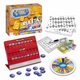 Diset 46207 La Ruleta De La Suerte Junior - Juego de Mesa para Niños y Familia, Basado en TV, Contenido Actualizado, +8 Años