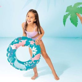 Intex Flotador Transparente de Piscina 61 cm para Niños (6-10 Años) - 3 Modelos Surtidos, Fabricado en PVC