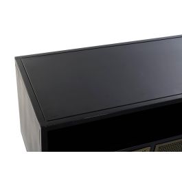 Mueble de TV DKD Home Decor Negro Metal Dorado (125 x 41 x 62 cm) Mueble de TV DKD Home Decor Negro Metal Dorado (125 x 41 x 62 cm)