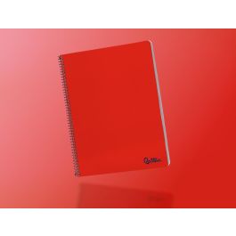 Liderpapel Cuaderno Espiral Smart A4 Tapa Blanda 80 Hojas 75 gr Rayado Horizontal con Margen Rojo Liderpapel Cuaderno Espiral Smart A4 Tapa Blanda 80 Hojas 75 gr Rayado Horizontal con Margen Rojo