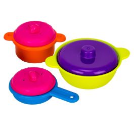 Tachan Set de Menaje de Cocina de Plástico con 3 Piezas para Niños +3 Años