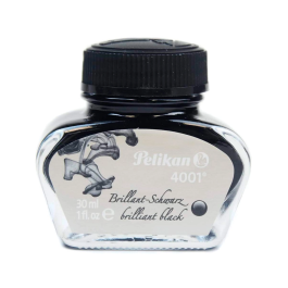 Pelikan 4001 Tinta Estilografica Negro Brillante Bote 30 ml