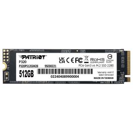 Patriot P320 PE997 SSD M.2 512 GB NVMe PCIe 3.0 x4 2280, Lectura 3000 MB/s, Escritura 2200 MB/s, para PC/Portátil Precio: 145.78999963. SKU: B1FBSHANT8