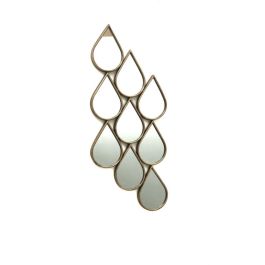 Espejo de pared DKD Home Decor Dorado Moderno Lágrima 40 x 2,5 x 100 cm Precio: 93.49999967. SKU: S3029589