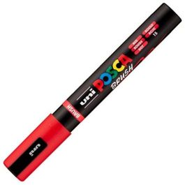 Marcador BRUSH POSCA PC-5BR Rojo (6 Unidades)