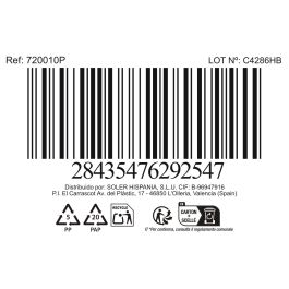 La Mediterranea Bol Aperitivo Japonés Ø15.3x7.2 cm con 6 Diseños en Relieve "Kaito"