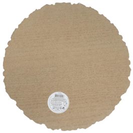 Home Deco Factory Individual de Madera Natural Rústico Diámetro 30 cm