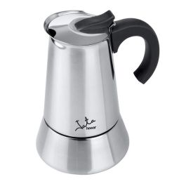 Cafetera Italiana JATA Acero 10 Tazas Acero Inoxidable 1 L