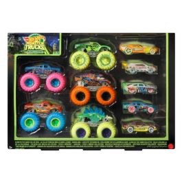 Hot Wheels - Caja de 10 Vehículos Fosforescentes - Coche Pequeño - 3 años y HCB57 Hot Wheels - Caja de 10 Vehículos Fosforescentes - Coche Pequeño - 3 años y HCB57