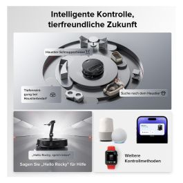 Roborock Saros Z70 Aspirador Robot, Negro