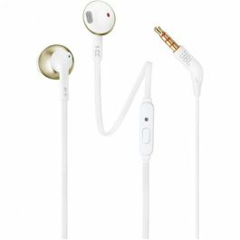 Auriculares Intrauditivos JBL 205/ con Micrófono/ Jack 3.5/ Oro Champán y Blancos