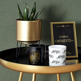 Home Deco Factory Juego de 2 Macetas con Pie Metal Colección Lounge