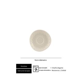 Barista Platillo Blanco 16 Cm (6 Unidades) Barista Platillo Blanco 16 Cm (6 Unidades)