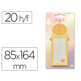 Imaginovo Bloc Notas Adhesivas León 20 Hojas 85x164 mm Precio: 1.452. SKU: B1GZPJVVXY
