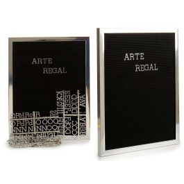 Panel Negro Marco Plata Letras Plata 144 Arte Regal 2X50CM (12 Unidades) Precio: 75.49999974. SKU: B13AM745QY