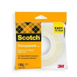 Cinta Adhesiva Scotch 508 Transparente Corte Facil Rollo 33X19 (Ud.) Precio: 0.69000008. SKU: B1CAHQX8AZ