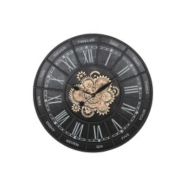 Reloj Pared Loft DKD Home Decor Negro 7 x 75 x 75 cm