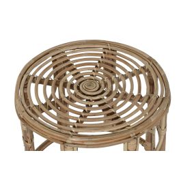 Mesita Auxiliar Balines DKD Home Decor Natural 38 x 38 x 38 cm Mesita Auxiliar Balines DKD Home Decor Natural 38 x 38 x 38 cm