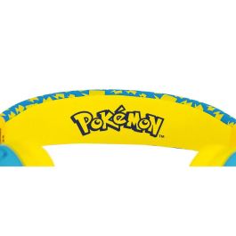 OTL Technologies Auriculares Infantiles Pikachu Pokémon 85dB Jack 3,5mm para Niños de 3-7 años con Diadema Ajustable y Suaves Almohadillas
