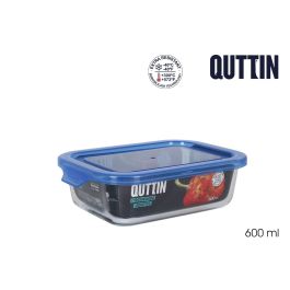 Fiambrera rectangular con tapa azul 17.5x13 cm Quttin (6 Unidades) Precio: 13.89000019. SKU: B1CH2ZK2A5