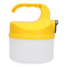 Edm Linterna/Farol de Camping Recargable 18W 500lm con Indicador de Carga y 2 Baterías 1200mAh