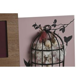 DKD Home Decor Fall Shabby Marco Multifoto Marron Granate 4 fotos 49 x 34 x 5 cm (2 Unidades)