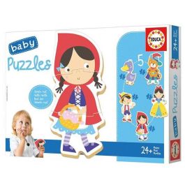 Educa Puzzle Baby Erase una vez (Cuentos Populares) Contiene 5 Puzzles para Niños de 2 a 4 Años