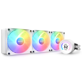 NZXT Kraken Elite 360 RGB Procesador Sistema de refrigeración líquida todo en uno 12 cm Blanco 1 pieza(s) Precio: 354.4453. SKU: B1D7T9P77T