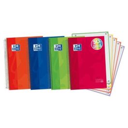 Bloc Oxford School Eu.Book 5 Micro.Tapa Extra A4+ 120H Cuadric.5X5 90G Surtido (Col. Vivos) (50% Hjs Gratis) 5 unidades Precio: 38.9899994. SKU: B1HZ4BPPKH