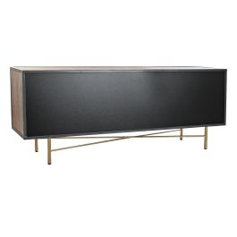 Mueble Tv Moderno DKD Home Decor Marron Oscuro Dorado 35 x 55 x 140 cm