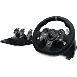Logitech Volante G920 Driving Force, Force Feedback con Dos Motores, Pedales, Compatible con Xbox One y PC