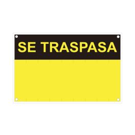 Normaluz Rótulo "se traspasa" 35x45cm PVC 0.4mm Precio: 2.50000036. SKU: B1AD49RR5S