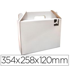 Caja Maletin Con Asa Q-Connect Carton Para Envio Y Transporte 355x120x258 mm 10 unidades