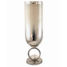DKD Home Decor Jarrón de Cristal y Aluminio en color Champán, con Medidas 15x56x15 cm y Peso 1.25 kg, Desmontable Precio: 73.78999991. SKU: S3039896