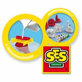 Ses Creative SES01406 Kit de Moldeo y Pintura de Dinosaurios