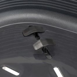 Ferplast FER8010690210087 Cesta Trono 6 para Mascotas con Cojín Relax, Negra