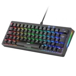 Mars Gaming Teclado Mecánico MKMINIPRO/ Switch Marrón/ Negro Diseño 60% RGB Compacto para Gaming