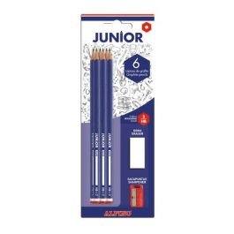 Lapiz De Grafito Alpino Junior - Hb Blister De 6 Con Goma Y Afila Lapiz De Grafito Alpino Junior - Hb Blister De 6 Con Goma Y Afila Precio: 1.88999943. SKU: B1JVGZP2P6