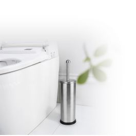 Confortime Escobillero WC Inox Medidas 10x10x27.5 cm (12 Unidades)