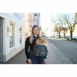 Kerbl KER1685158693162 Bolsa de transporte frontal Vacation Gris/azul 31x24x38 cm