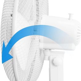 Emerio FN-114204 Ventilador de Pie 45 W Oscilante Blanco