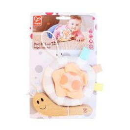 Caracol multijuegos de madera para colocar en cuna o cochecito, con espejo y una suave flor que suena. 17,5c16,5x3cm Caracol multijuegos de madera para colocar en cuna o cochecito, con espejo y una suave flor que suena. 17,5c16,5x3cm