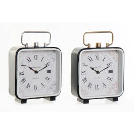 DKD Home Decor Reloj Sobremesa Chic 7 x 27 x 19 cm Hierro Cristal Negro Azul Blanco 2 Unidades Precio: 35.50000003. SKU: S3026753