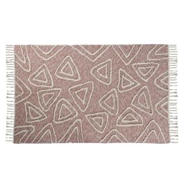 DKD Home Decor Alfombra Urban Algodón y Poliéster Rosa y Blanco 180x120 cm 1300 gsm con Flecos Precio: 39.88999982. SKU: S3045054